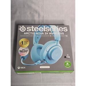 SteelSeries Arctis Nova 3X Wireless Xbox Headset Bluetooth 40hr Blue